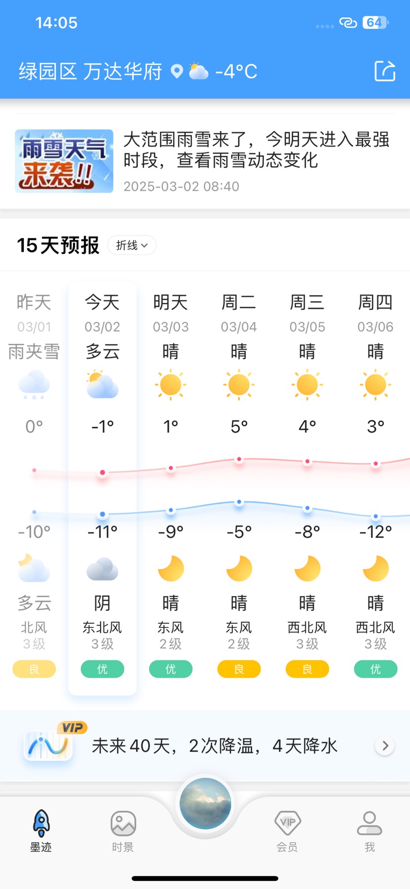 【iOS分享】墨迹天气解锁永久订阅会员 第8张插图