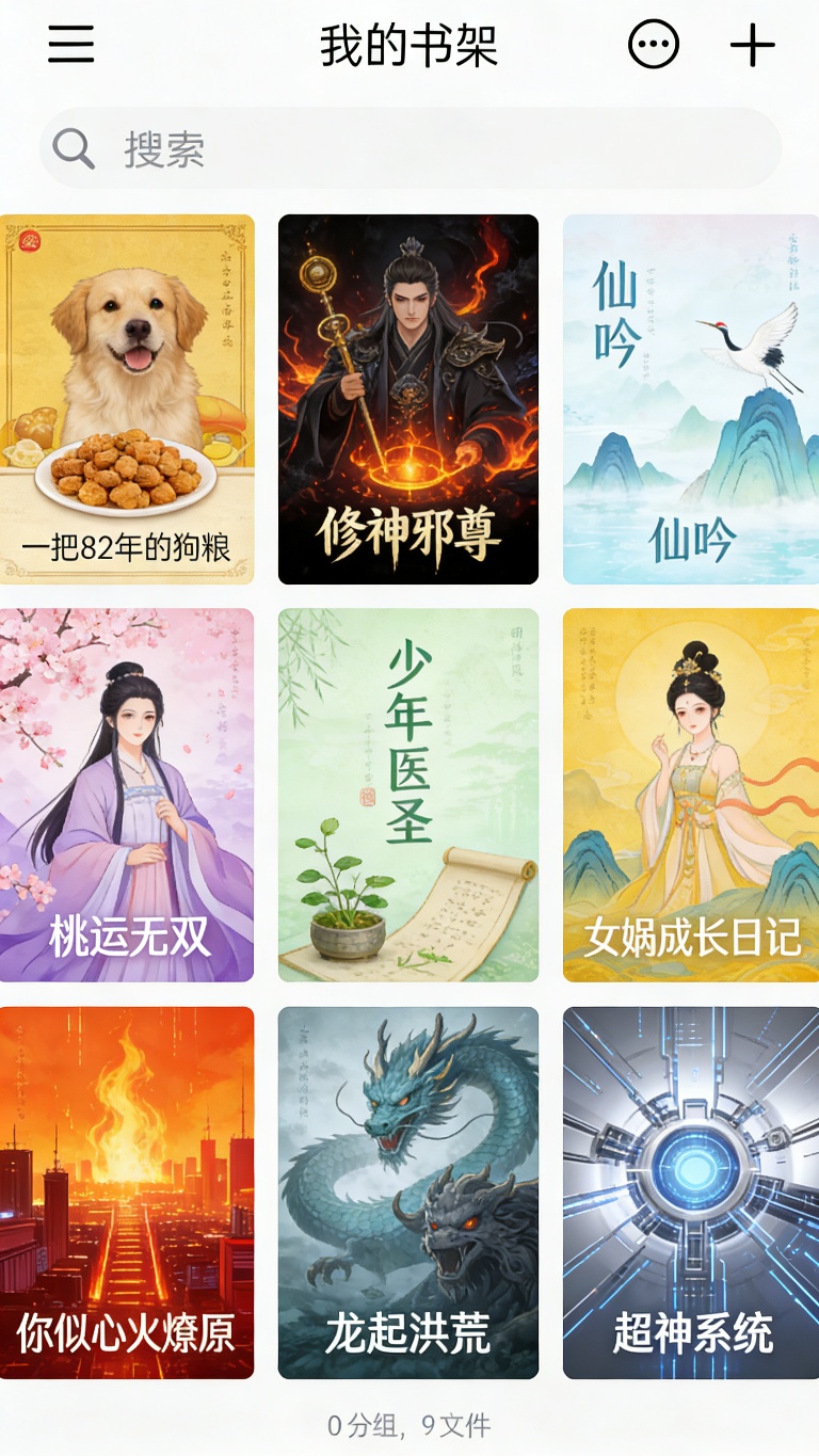 KRed纯净小说阅读器支持听书无广告