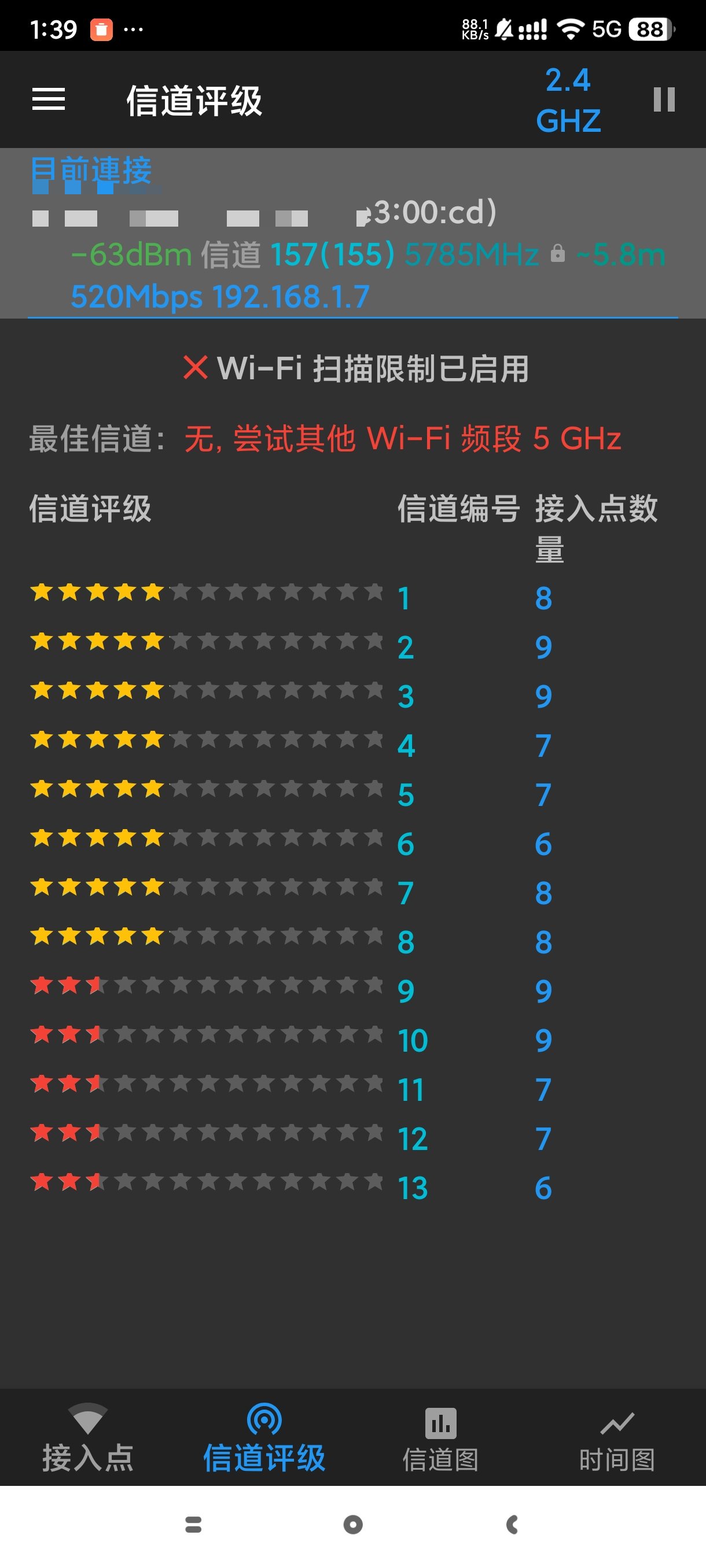 WiFi Analyzer Pro下载 WiFi网络分析优化工具 第8张插图